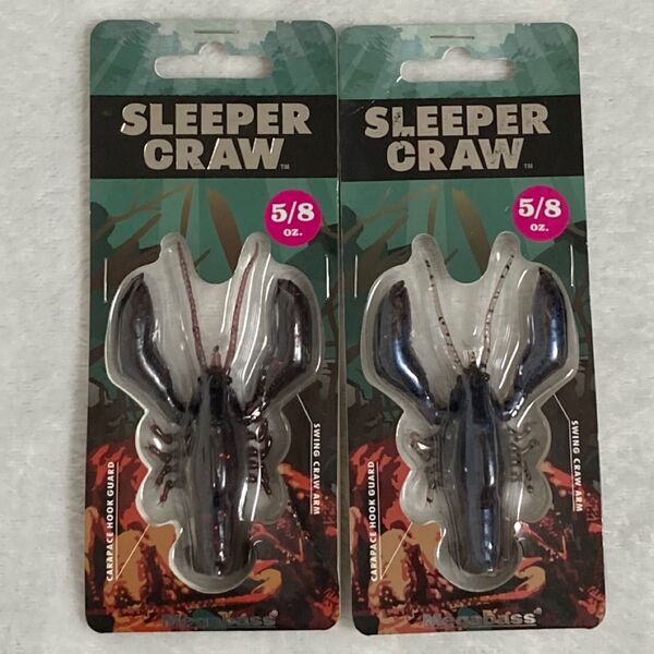メガバス SLEEPER CRAW スリーパークロー 3インチ ナチュラルプロブルー スカッパノンレッド 新品未使用未開封