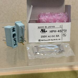 大東通信機 警報用HP ヒューズホルダ 8A AC/DC125V 基板用取付 2個セット