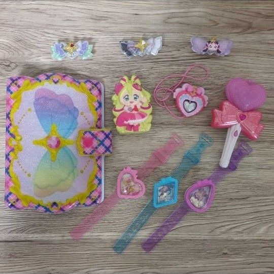キミとアイドルプリキュア あつめてキラルンリボンブック キラルンリボン キラキライト アイドルハートブローチ まとめて セット