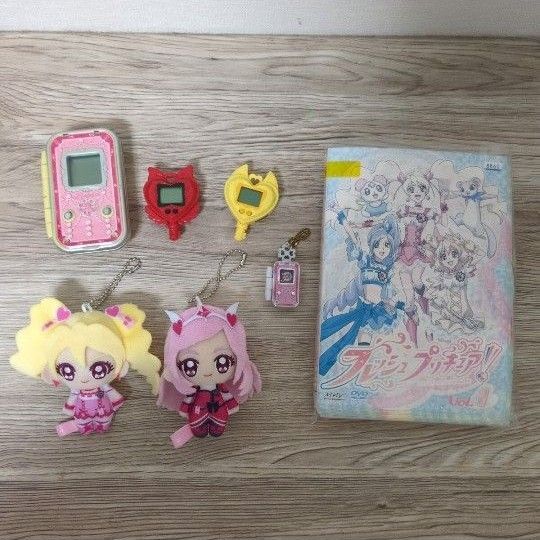 フレッシュプリキュア 変身ケータイ手帳 リンクルン ピックルン アカルン キルン DVD 全16巻 まとめて セット 当時物