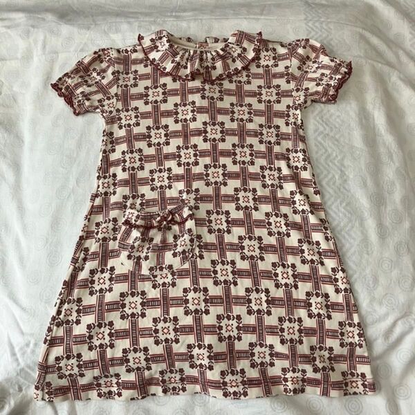 misha&puff Railroad Floral dress 4-5y