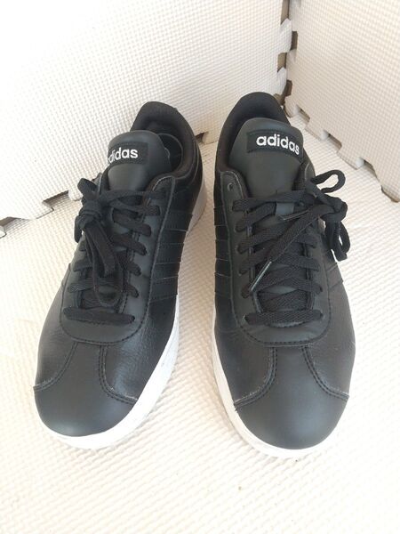 adidas アディダス B42315 VL COURT 2.0 W スニーカー シューズ 黒色 23.5cm。3400円