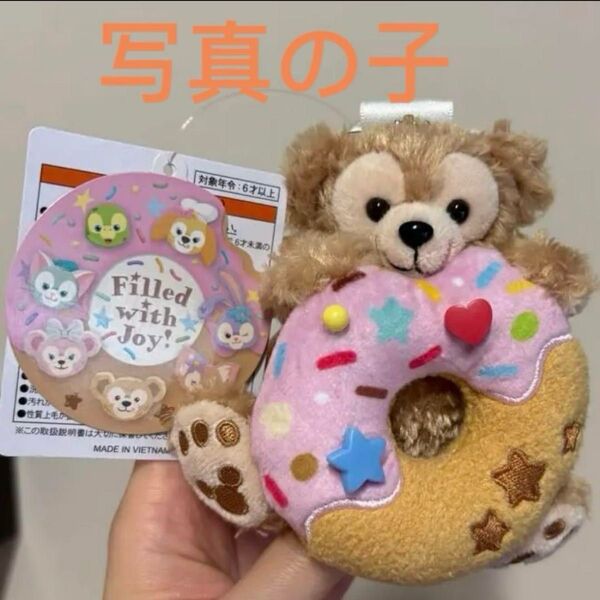 当日発送 写真の子 ダッフィー①ぬいぐるみバッジ ぬいば フィルドウィズジョイ 東京ディズニーシー ダッフィーフレンズ 20周年