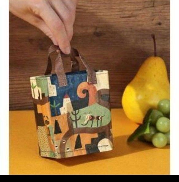 カルディ KALDI 限定品 エコバッグ 伝説柄 ミニミニミニクランチ