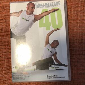 40★レスミルズ★Lesmills★DVD★CD★中古品★BodyFlow★ボディバランス40★英語コレオノート★箱に傷有★汚れあり★再生確認済★3点セット