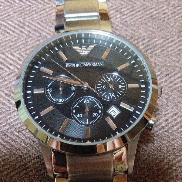 EMPORIO ARMANI 腕時計 メンズ クロノグラフ