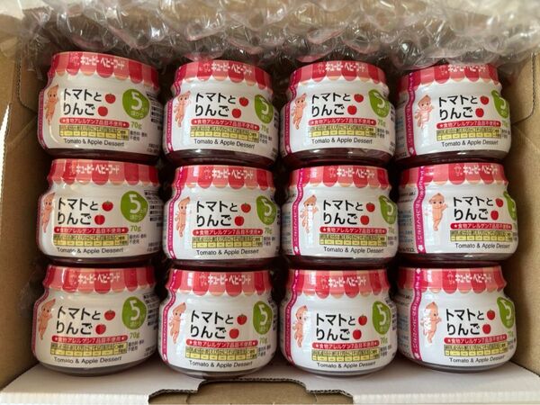 キューピー ベビーフード トマトとりんご 5ヶ月頃から 70g×12個 まとめ売り