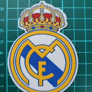 サッカー レアル・マドリード Real ワッペン アイロン熱圧着タイプ 刺繍