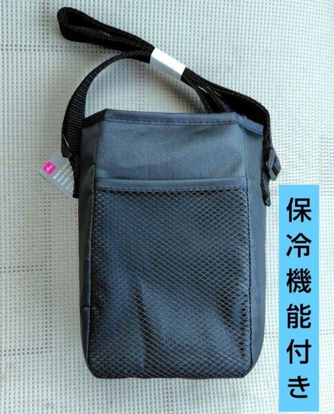 1個 モバイルショルダー メッシュバッグ ボトルホルダー ペットボトルショルダー 保冷機能付き 水筒ホルダー ⑦