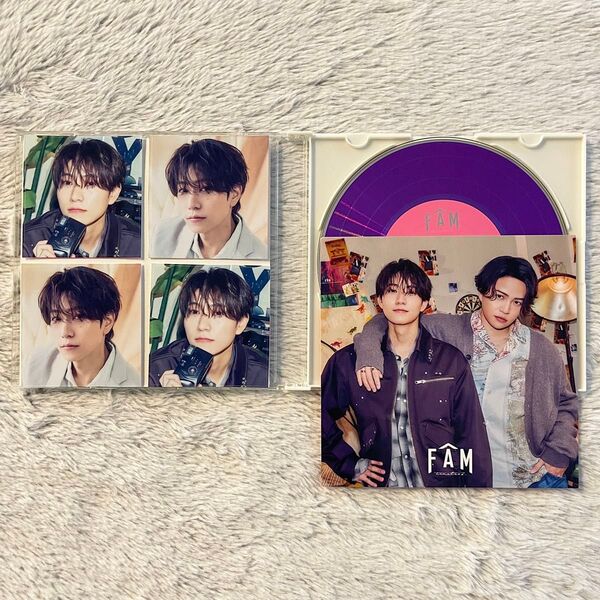橋本将生 FAM アナザージャケット + ミニステッカー4枚 クリアケース付き timelesz タイムレス