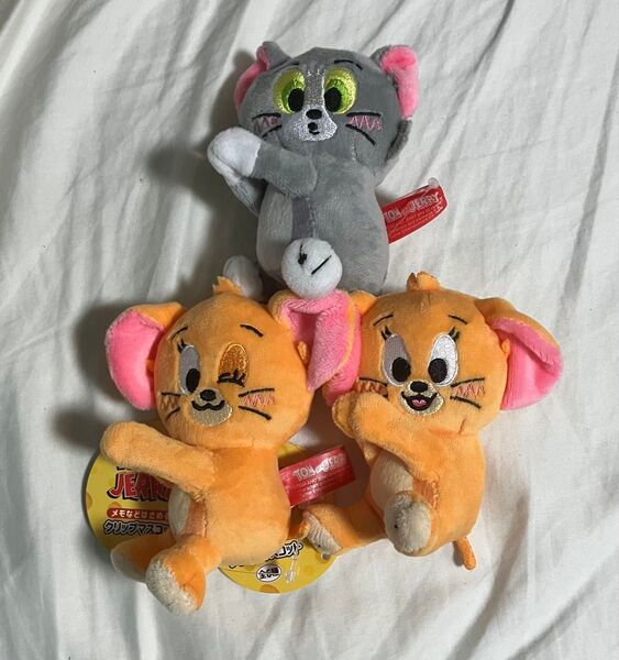 トムとジェリー クリップマスコット ぬいぐるみ 3種セット