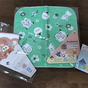 ポケモン ハンドタオル ブーケ風ハンドタオル ピカチュウ ステッカー