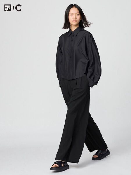 UNIQLO 感動タックワイドパンツ