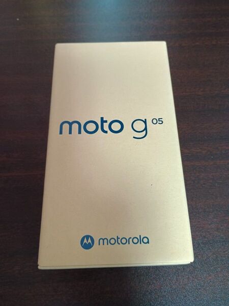 新品未開封品moto g05 6.7インチ メモリー8GB ストレージ128GB ミスティブルー
