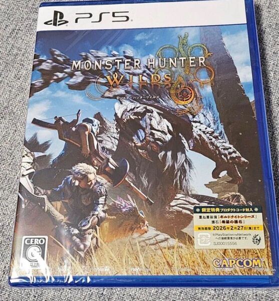 モンスターハンターワイルズ PS5ソフト 新品未開封 プロダクトコード封入
