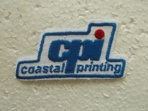 CPI COASTAL PRINTING プリント 印刷 企業 ロゴ ワッペン/パッチ 刺繍 USA カスタム 古着 アメリカ ② 452