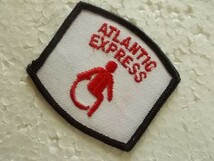 ATLANTIC EXPRESS アトランティック エクスプレス 運送 輸送 企業 ロゴ ワッペン/パッチ 刺繍 USA 古着 ビンテージ アメリカ ① 452_画像4