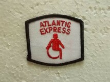 ATLANTIC EXPRESS アトランティック エクスプレス 運送 輸送 企業 ロゴ ワッペン/パッチ 刺繍 USA 古着 ビンテージ アメリカ ① 452_画像1