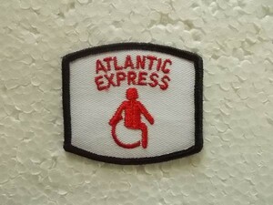 ATLANTIC EXPRESS アトランティック エクスプレス 運送 輸送 企業 ロゴ ワッペン/パッチ 刺繍 USA 古着 ビンテージ アメリカ ② 452