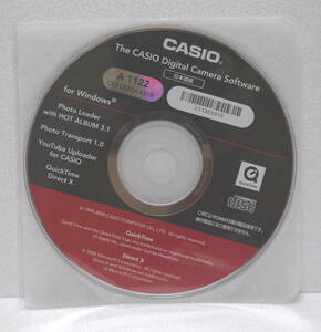 CASIO デジカメ用ソフト　CD　 A1122 