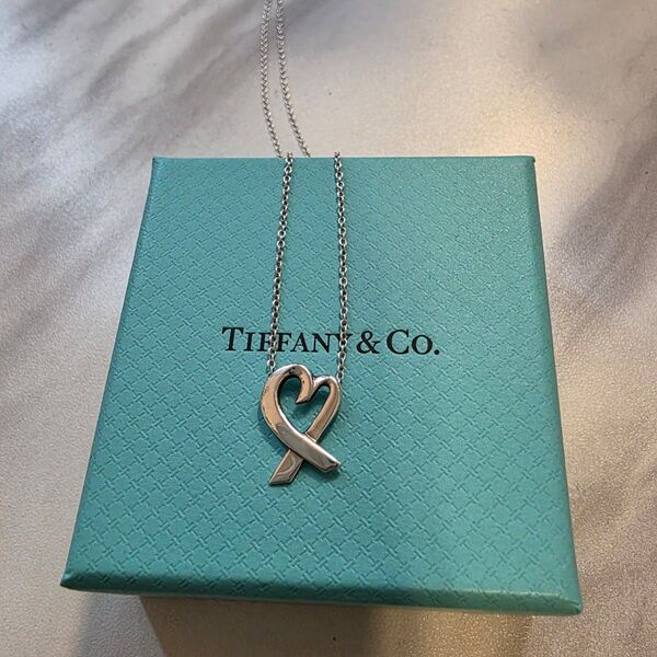 TIFFANY&Co. ラビングハート ネックレス シルバー 925 ティファニー