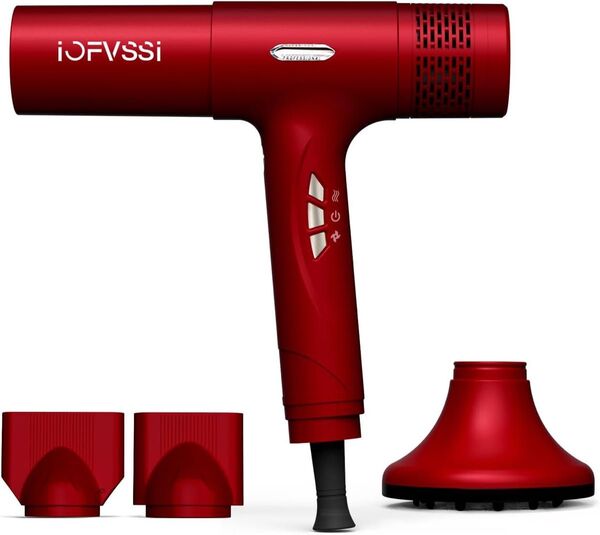大特価!IOFVSSIドライヤー 速乾 大風量 ヘアドライヤー 高濃度マイナスイオン搭載 3段階温度調節 冷風熱風 65dB低騒音