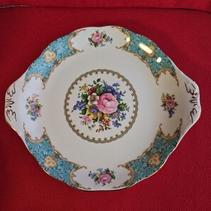 【A未使用極美品】ロイヤルアルバート レディアスコット B&Bプレート ROYAL ALBERT 花柄 洋食器 金彩
