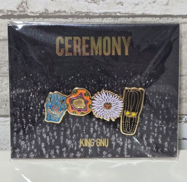 King Gnu グッズ CEREMONY ピンバッジ