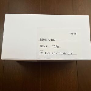 新品未使用 Re・De Hairdry ヘアドライヤー DR01A-BK(ブラック)