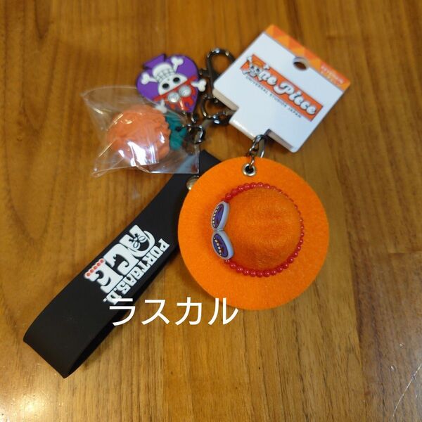 USJ ユニバ ONE PIECE ワンピース エース ハット キーチェーン キーホルダー