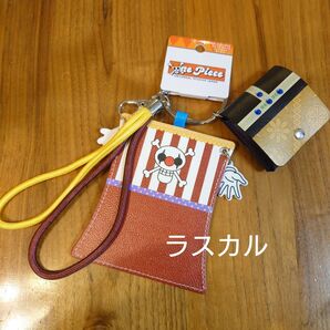 USJ ユニバ ONE PIECE ワンピース バギー パスケース&ミニポーチ