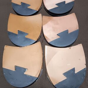 靴作り用 ヒール材料 3足分 革付き化粧 紳士靴 革靴 修理 ゴムリフト