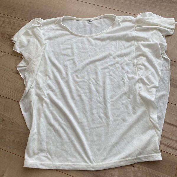 Tシャツ 半袖 カットソー トップス ホワイト シャツ M