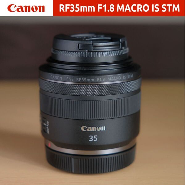 【良品】【純正フード付】Canon RF35mm F1.8 MACRO IS STM