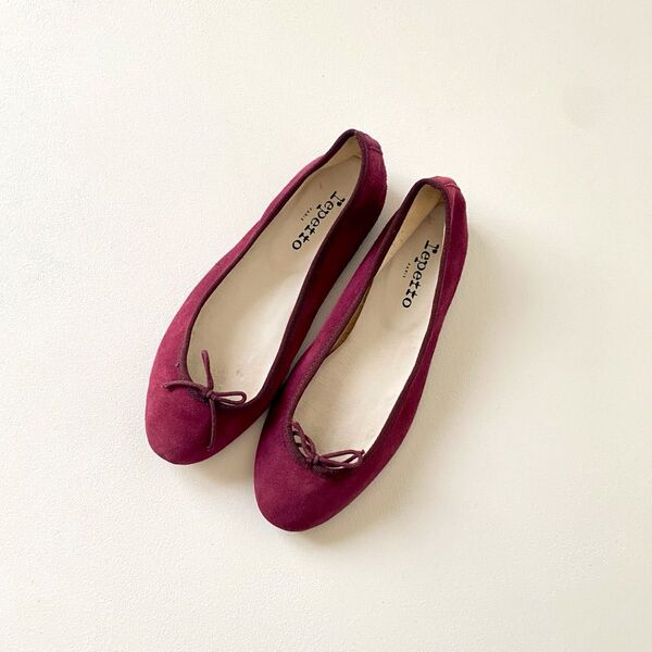 Repetto Cendrillon バレエシューズ ボルドー 37 フラットシューズ レペット サンドリオン 23.5cm