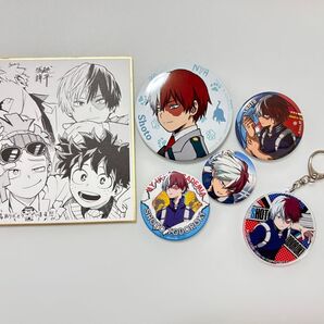 僕のヒーローアカデミア 轟焦凍 缶バッジ アクリルキーホルダー 猫 映画 特典