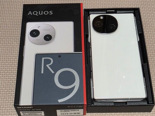 ノンキャリア版 AQUOS R9 SH-M28W ホワイト simフリー 最新バージョンアップデート済 付属品未使用