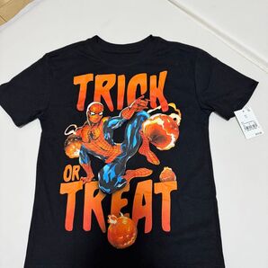 【マーベル公式】スパイダーマンTシャツKidsXS(5-7)