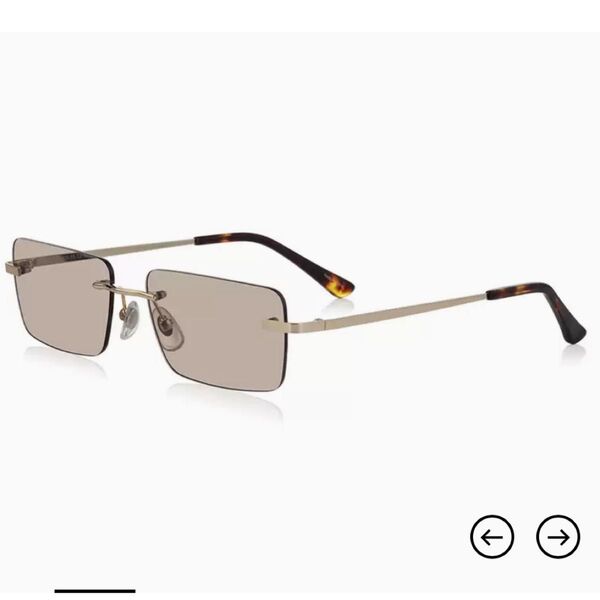 【クーポン取得してくださいッ】OWNDAYS リムレスサングラス UVカット
