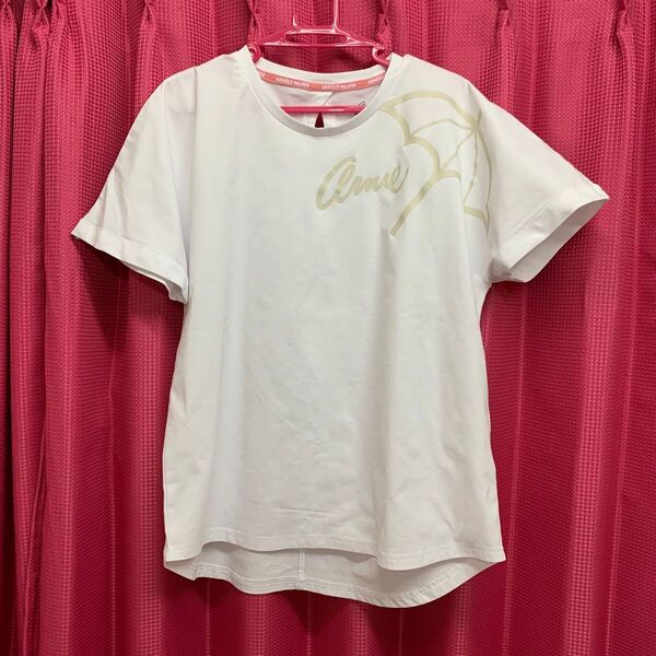 Arnold Palmer アーノルドパーマー Tシャツ ヨガウェア 半袖 Lサイズ ホワイト