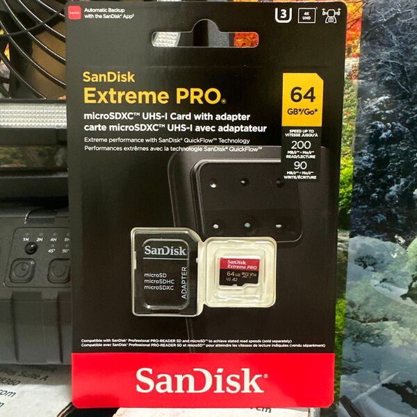SanDisk Extreme PRO microSDXCカード 64GB