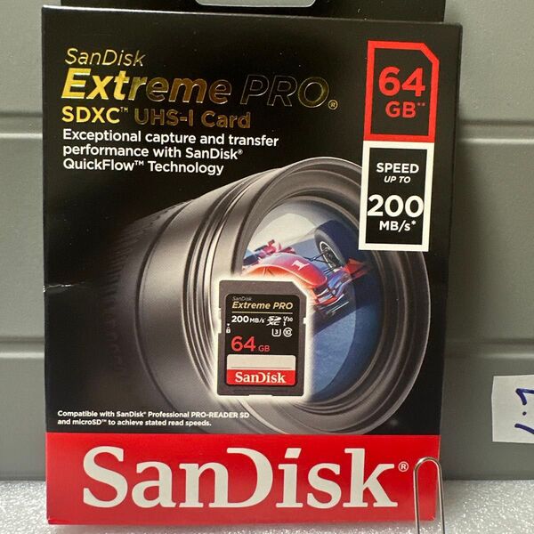 SanDisk Extreme PRO SDXC UHS-Iカード 64GB