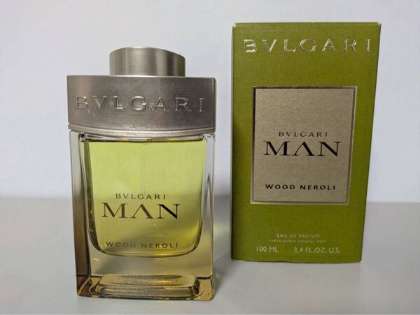 ブルガリ マン ウッドネロリ 100ml EDP 箱付き ほぼ満タン 正規品 BVLGARI MAN Wood Neroli 香水