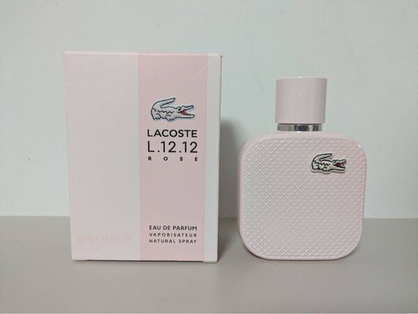 Lacoste ラコステ L.12.12 ローズ オードパルファム 50ml ほぼ満量Rose Eau de Parfum 香水