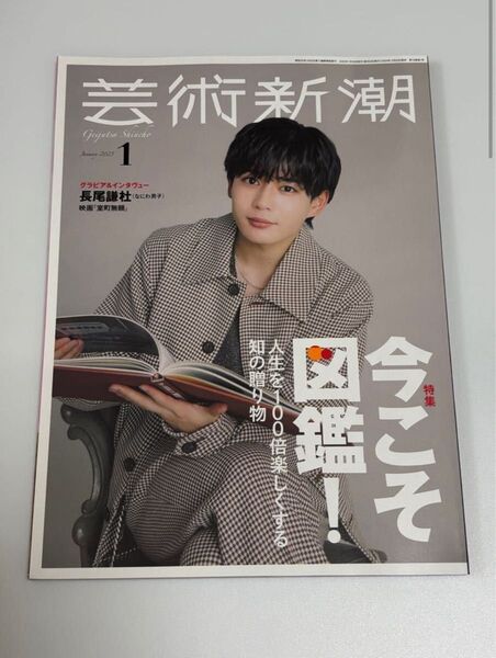 芸術新潮 2025年1月号 長尾謙杜表紙 図鑑特集 グラビア&インタビュー掲載 Geijutsu Shincho