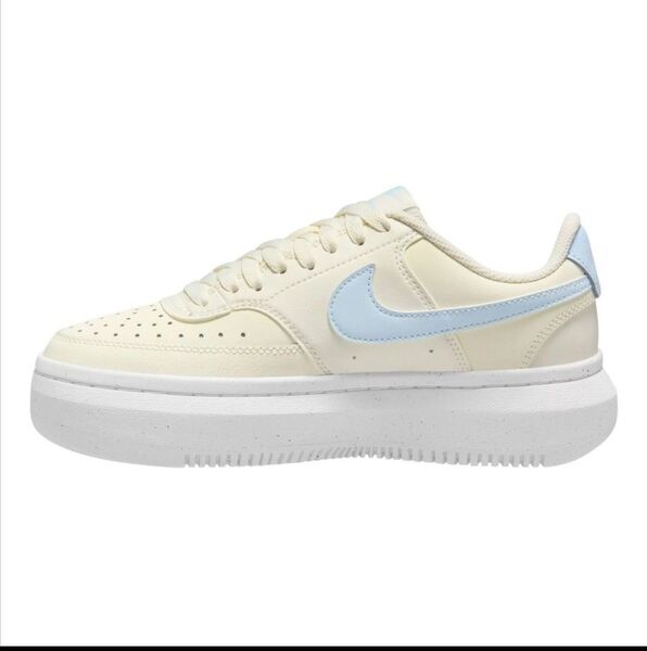 新品24.5cmナイキコートビジョンアルタセイルブルーエアフォース1AF1好きに厚底スニーカーNIKEレディース