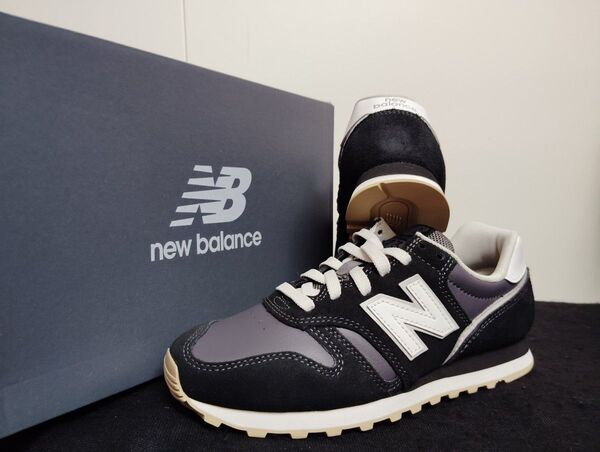 新品23cm ニューバランス newbalanceレディーススニーカーML373AK2ブラックWL373好きにも