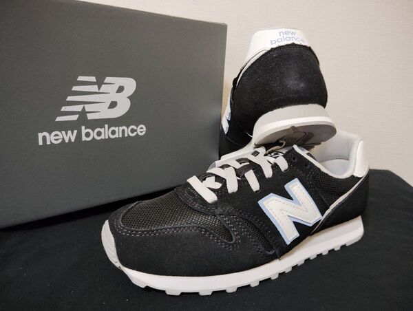 新品24cm ニューバランス newbalanceレディーススニーカーWL37SL2ブラックML373好きにも