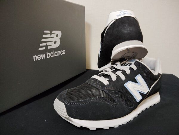 新品25cm ニューバランス newbalanceレディーススニーカーWL37SL2ブラックML373好きにも