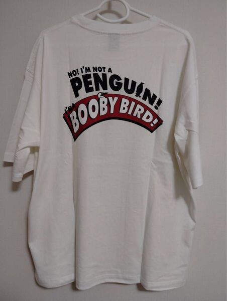 新品チャムスCHUMS半袖TシャツアイムアブービーバードTシャツバックプリントホワイト白オーバーサイズビッグシルエットXLメンズ
